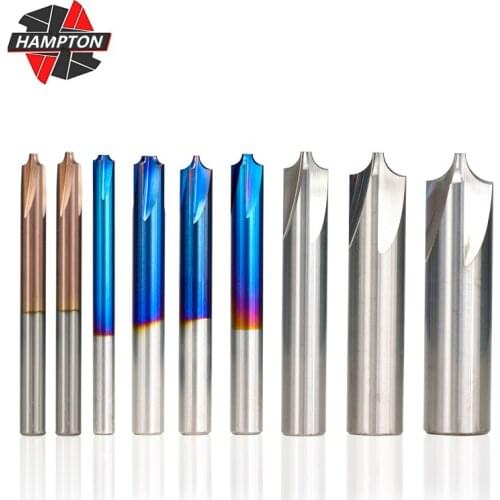 HAMPTON Corner Rounding End Mill R0.5-R5.0 Corner Rounding Chamfer End Mill Carbide End Milling Cutter CNC Router Bit