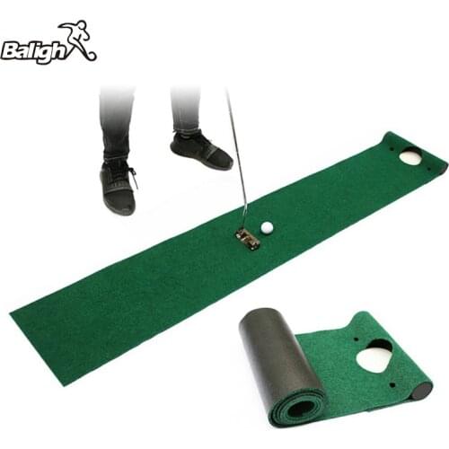 Balight Golf Putting Mat Thick Practice Putting Carpet Rug Practice Set Balls Return Golf Putting Green For Outdoor Home