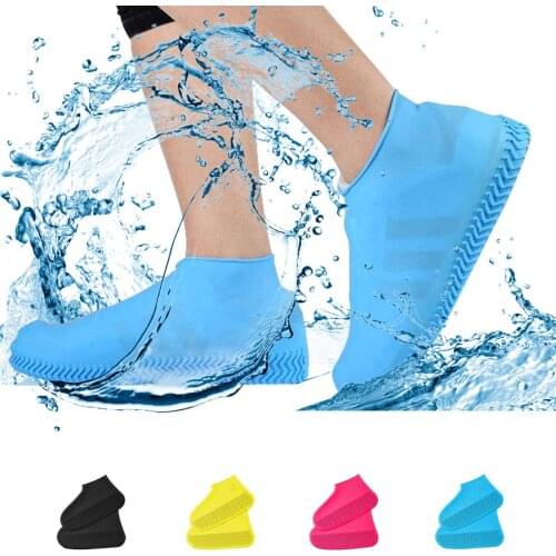 2021 HOT Boots Waterproof Shoe Cover Silicone Material Unisex Shoes Protectors Rain Boots for Indoor Outdoor Rainy Days Reusable