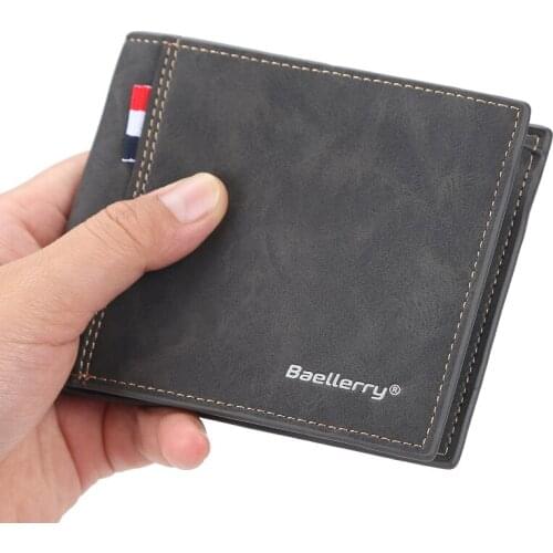Men, fashion, short style, wallet, thin style, multi-card slots, wallet, horizontal style, all-match new style in 2021