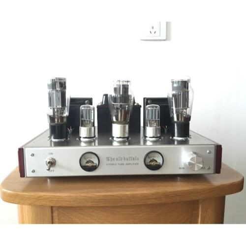 6N5P parallel single-ended bile rectifier tube power amplifier, frequency response: 20Hz--25KHz signal to noise ratio: 90dB