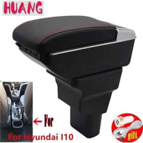For Hyundai I10 Armrest For Hyundai I10 Car Armrest box Interior Parts special Retrofit parts Center Storage box Auto parts