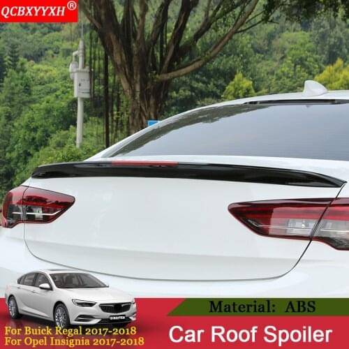 QCBXYYXH Car-styling 1pcs/set ABS Material Roof Spoiler Auto External Decoration For Buick Regal Opel Insignia 2017 2018 Sedan