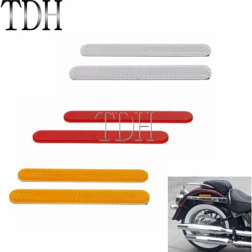 Motorcycle Reflective Sticker Decal Warning Tape Reflective Strips 3 Colors Safety Mark Reflector Stickers Decals