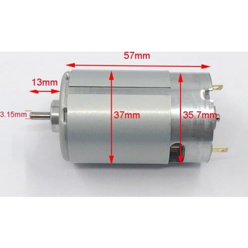 Original MABUCHI RS550VF-8020 Carbon Brush DC Motor 6V-12V 26000RP High Speed High Power Electric Motor