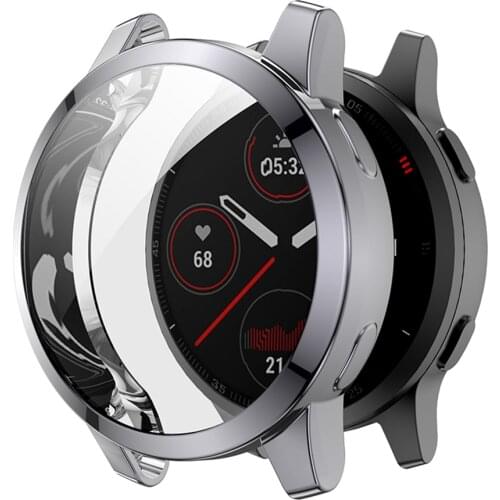 Plating Protective Case For Garmin Venu 2 Smart Watch Protector Frame Cover TPU Shell For Garmin Vivoactive 4 Smartwatch Case