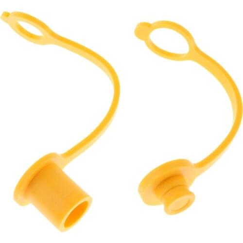 1Set/2pcs Propane Natural LP Gas Quick Disconnect Quick Connect 3/8'' Cap and Plug Propane Dustproof Cap