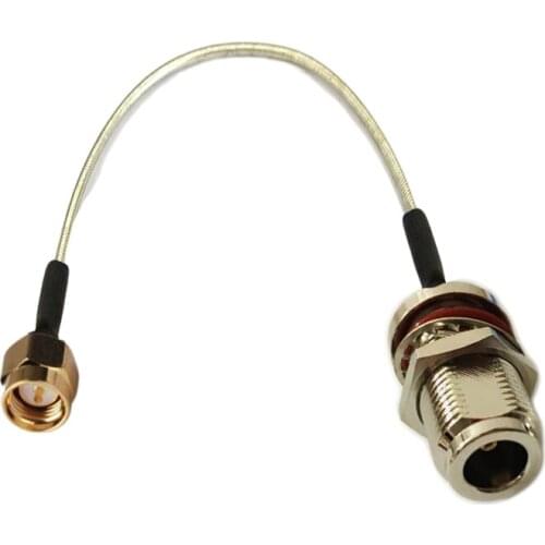 10pcs SMA Male to N Female O-ring RG402 0.141" RF Semi-rigid Coax Coaxial Connector Cable 50ohm 10/15/20/30/50cm