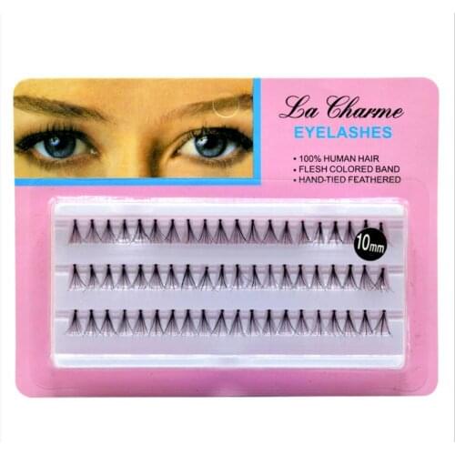 10D Eyelashes Bundles Human Hair Individual Eyelashes Cluster False Eye Lashes Grafting Fake Extensions Tools