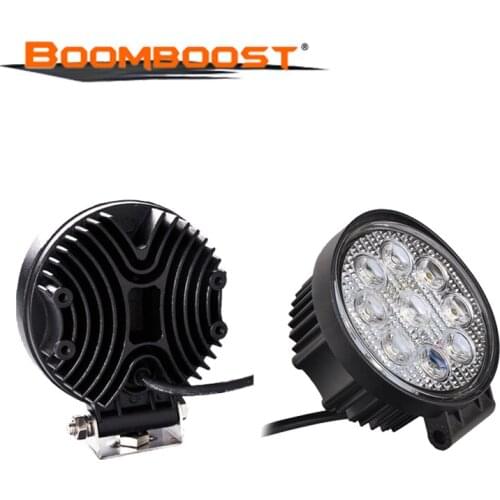 2PCS 4 Inch 27W LED 12V 24V Round LED Driving Work Light Spot/Flood Beam For SUV ATV Car Boat Truck 4X4 Offroad Motorcycle