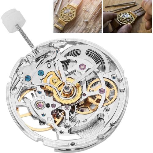2824 Hollow Watch Movement Watch Dial Movement Replacement Wristwatch Accessory