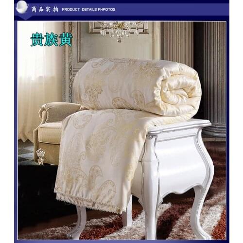 3kg Top quality Natural silk quilt Home Textile Summer quilts quiltedtextiles