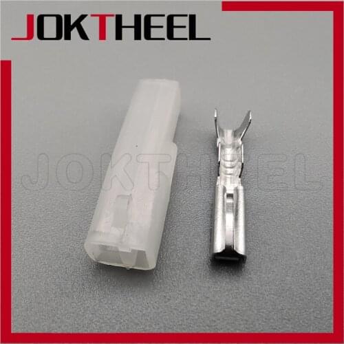 5/10/20 sets sumitomo 1P 1 pin way female housing white automotive electric wire cable connector led light lamp plug 6243-101