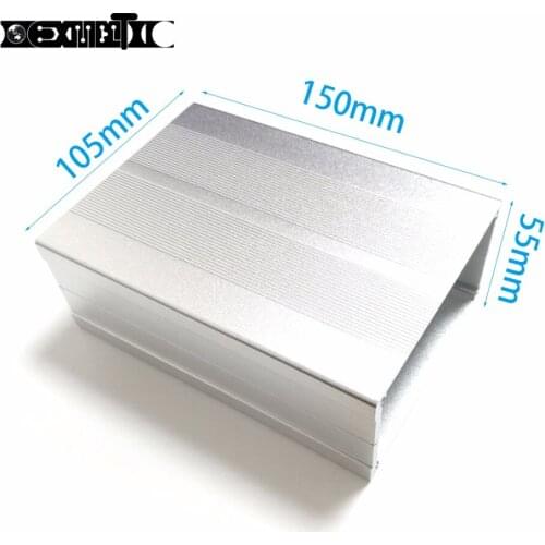 Aluminum Box Enclosure Case 55mm(2.16")(H)X105mm(4.14")(W)X150mm(5.91")(L) NEW