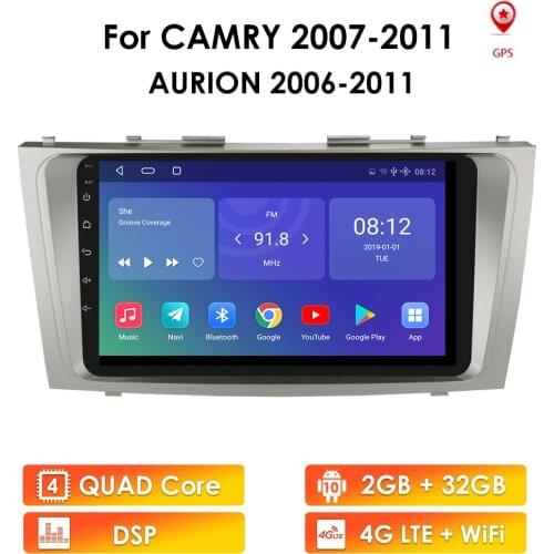 9 Inch 2 Din Android Car Radio Player for Toyota Camry 2007 2008 2009 2010 2011 Gps Navigation CAR Stereo Multimedia