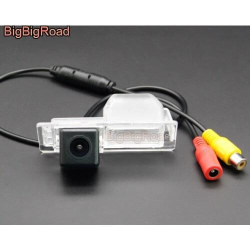 BigBigRoad For Cadillac CTS SRX For Chevrolet Aveo Sonic Vehicle Wireless Rear View Parking CCD Camera HD Color Image Waterproof