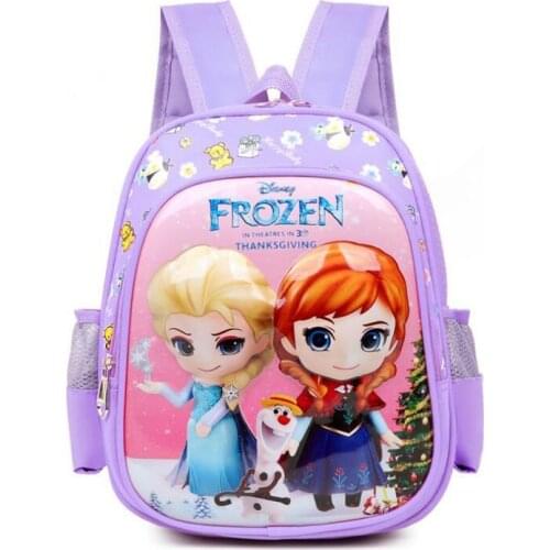 Disney Kids Bag Children Schoolbag Elsa Backpack Frozen Princess Girls School Bags Kids Backpack Shoulder Bag Mochila Infantil