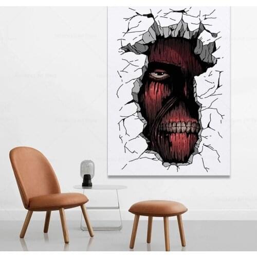 Attack on Titan Poster Decorative Painting Canvas Wall Art Living Room Posters Bedroom Painting