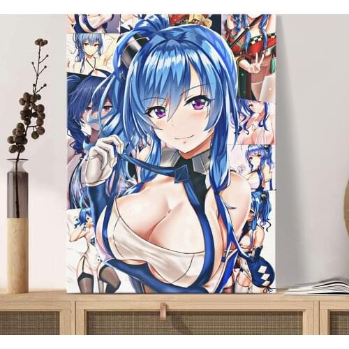 Azur Lane St Louis Anime Aesthetic Canvas Painting Wall Art Posters Prints Pictures Living Room Decoration Home Decor
