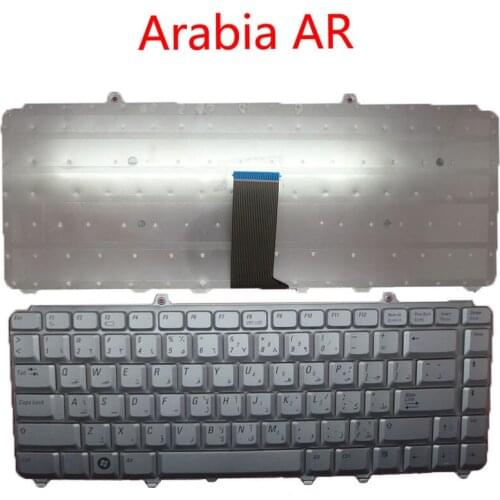 Laptop AR Keyboard For DELL For Inspiron 1318 1420 1520 1521 1525 1526 1545 1546 Arabic silver new