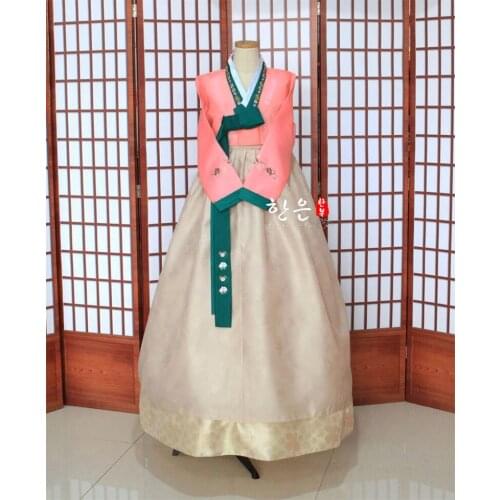 Korea Imported Fabric / New Improved Hanbok / Groom Bride Mother Hanbok