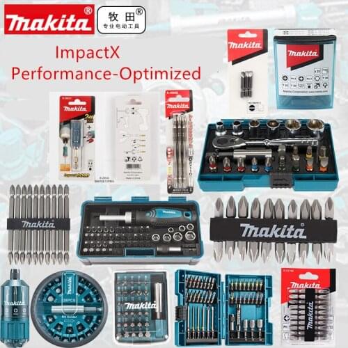 MAKITA ImpactX Performance-Optimized Steel Driver Bit Set Metric Drill Screw Bit Set B-54081 B-36170 B-45412 B-52467 D-58833