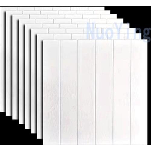 Wall Stickers,Imitation Wood Grain Wallpaper , Waterproof Pe Foam Self-Adhesive Wall Sticker Wall Panel