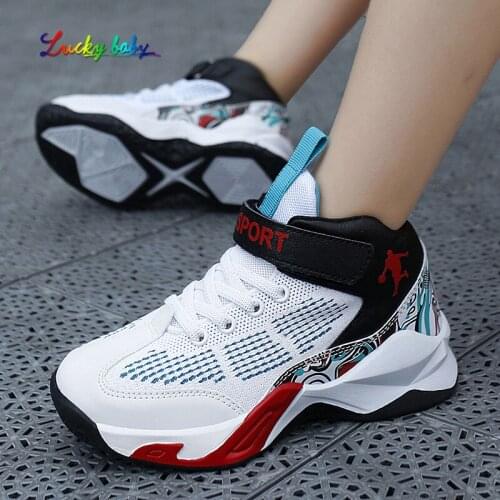 2021 New Childrens Basketball Shoes For Boys Non-slip Kids Sport shoes boys sneakers Outdoor Sneakers Boy Trainers Autumn