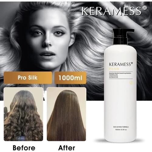 AGerios Free Shiping Pro Silk Keratin Treatment For Lasting Straightening Silky Hair Keratin Treatment Hair Care Dropshipping