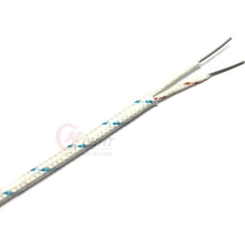 Factory Direct Sale KX-H-CH Fiberglass Insulation Thermocouple Wire K Type 2*0.6mm For Sale