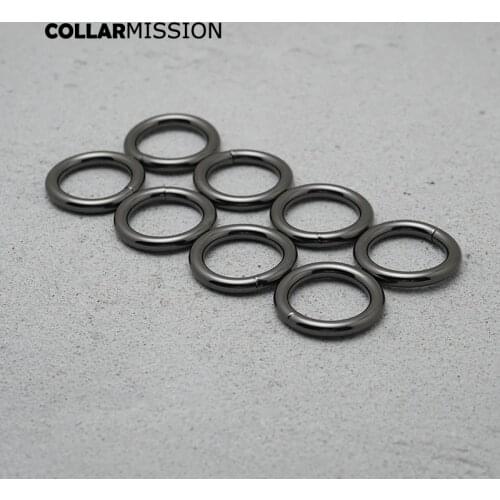 20mm adjustable ring buckle durable hardware for leather belt bag handbag bag DIY dog collar accessories gun black YH20QH