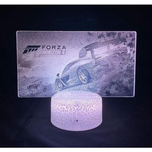USB LED 3D Picture Light Lamp Forza Horizon 4 Smart Phone Control Holiday Gift Nightlight Xmas Party Wedding Decoration