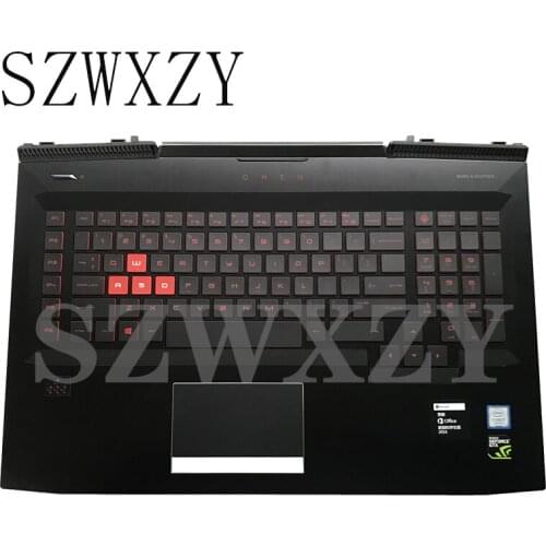 For HP 17-AN 17-AN014TX 17-AN013TX Palmrest Touchpad C Cover ATP40113AD13 With US Keyboard 100% Working