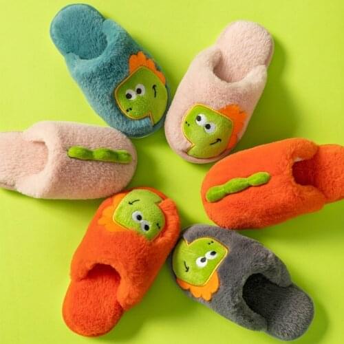 Girls slippers winter/autumn kids baby boys shoes fashion home slippers soft bottom floor shoes children indoor slippers warming