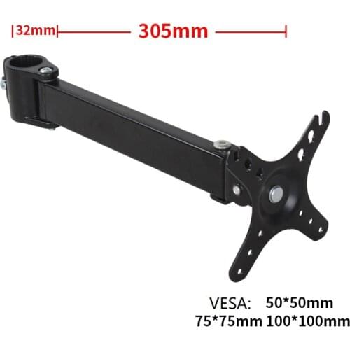 Monitor Universal Extension Arm Black White Desktop Stand Full Motion Steel Suporte Monitor Holder 14"-27" PC Mount Arm Bracket