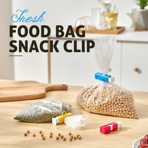 3Pcs Fresh Food Bag Snack Clip Sealing Clip Plastic Bag Sealer Snack Fresh Food Storage Bag Clips Kitchen Tool accessories