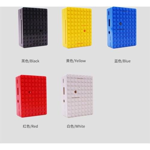 1pcs Raspberry Pi Block Shell Compatible with Raspberry Pi 3B+/3B/2B/B+ Injection Case can Built-in camera Enclosure for Rpi 3B