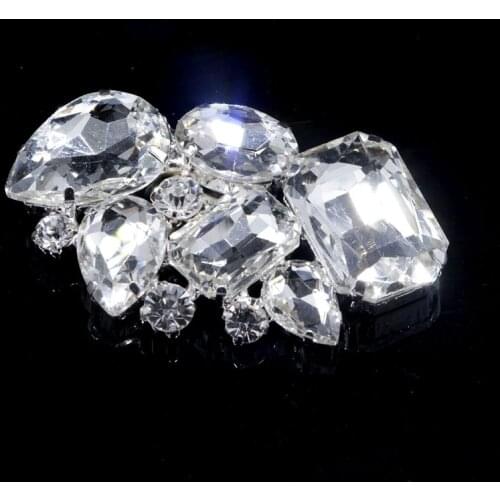 2pcs Shoe Clip Wedding Shoes Decoration DIY Clothing Women High Heels Buckle Clips Rhinestone Fashion Decorative 5 Types Optiona