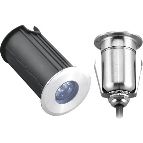 3W Waterproof LED Underground Light Outdoor Ground Garden Path Floor Buried Yard Spot Landscape IP65 DC12V AC220V