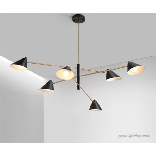 American Industrial Retro Bar Pendant Lights Nordic Simple Vintage LED Hanging Light Living Room Home Decor Dining Room HangLamp