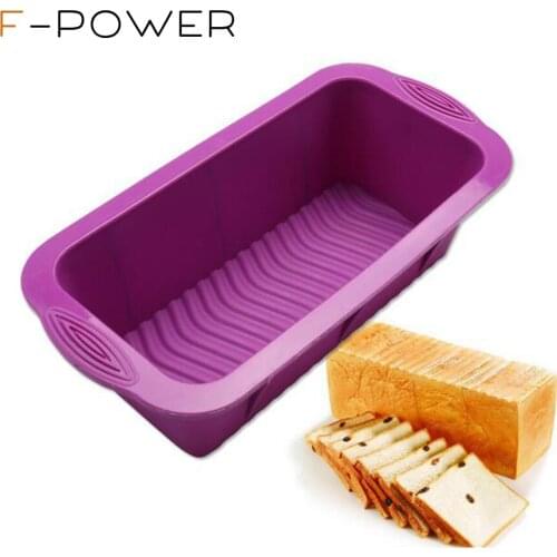 Nonstick Silicone Bread and Loaf Pan Without Chemical Coating Easy release and baking mold for Homemade Cakes, Breads, Meatloaf