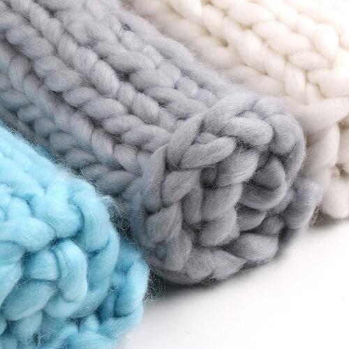 Baby Blanket Knitted Newborn Swaddle Wrap Blanket Super Soft Toddler Infant Bedding Quilt For Bed Sofa Basket Stroller Blankets