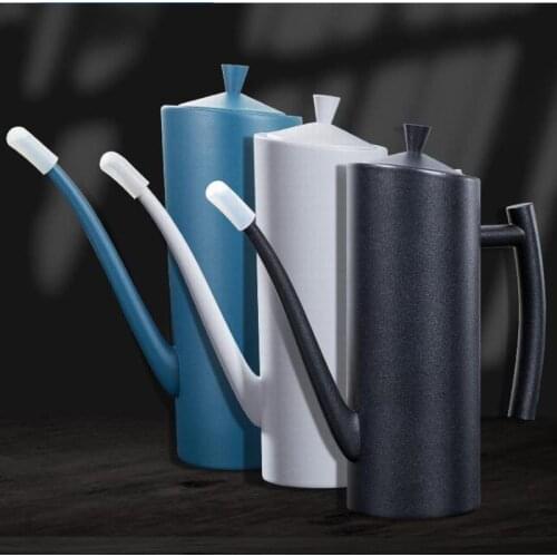 Custom logo Stainless steel oil pot 500ML storage edible oil pot leakproof 1000ML kitchen gadget spices organizer jar