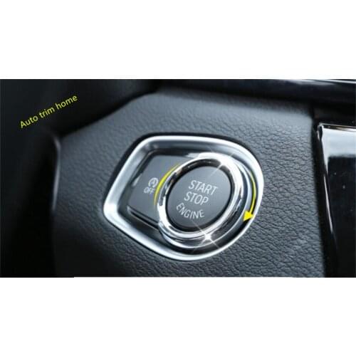 Lapetus Start Stop Engine System Switch Button Frame Chrome Ring Trim For BMW 2-Series Active Tourer F45 F46 2015-2019 220i 228i