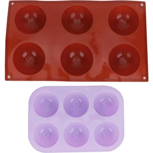 Kitchen Supplies Dessert Mold Silicone Mold Semicircle Cake Chocolate Dessert Mould DIY Kitchen Baking Accessory Baking Tool