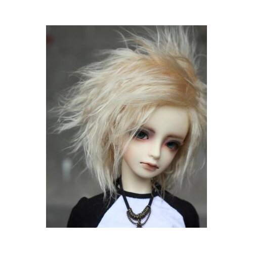 BJD.SD doll suit 1/3 1/4 Uncle size imitation mohair long angel gold soft flesh gold drop water hair doll accessories