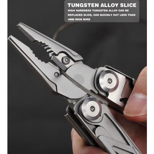 New Multifunctional Pliers Folding All-Steel Tool Pliers Combination Portable Outdoor Portable Emergency