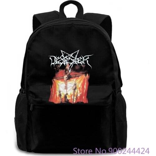 Desaster Band Hellfires Dominion 1998 Album Cover And Wo Hot women men backpack laptop travel school adult student