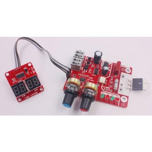 NY-D01 upgrade 40A digital display Spot welding time and current controller panel timing Ammeter Spot Welders control Board