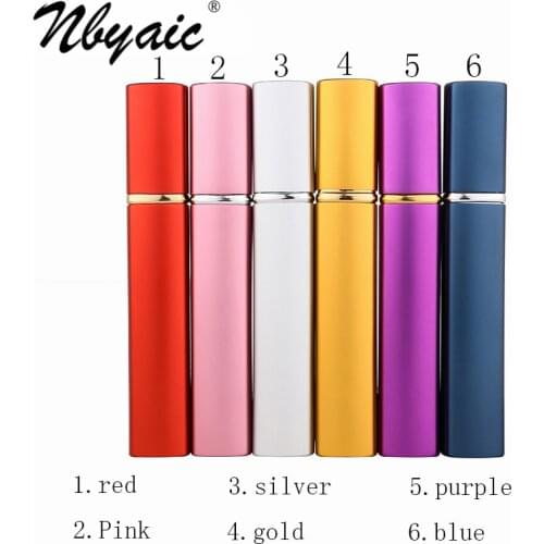 Nbyaic100pcs Perfume dispensing bottle 12ml portable perfume replacement empty bottle travel detachable glass liner spray bottle